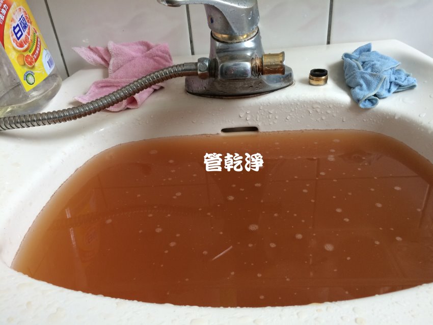 水管髒水流三小時? 台中 北屯 北平路 清洗水管
