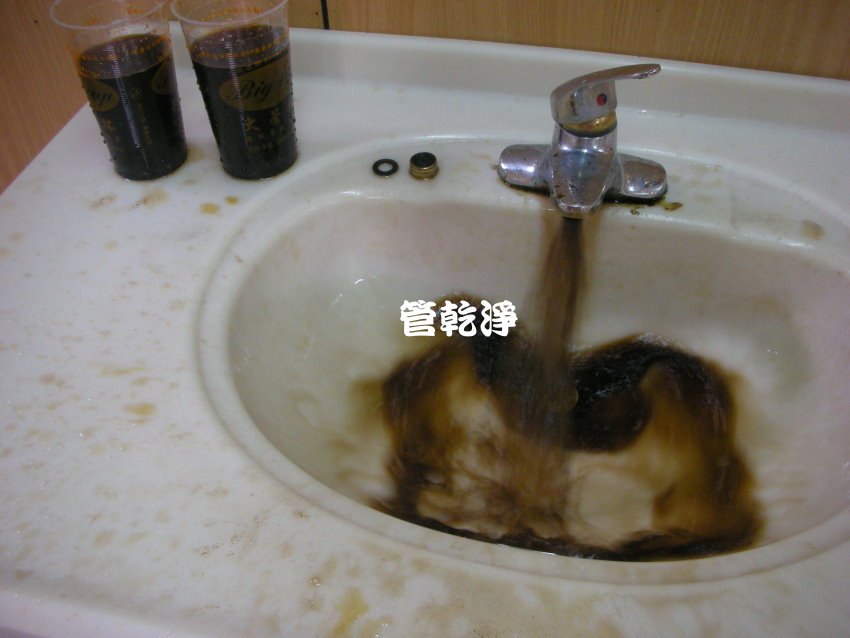 管路洗了八小時才乾淨? 桃園 大溪 石園路 水管清洗